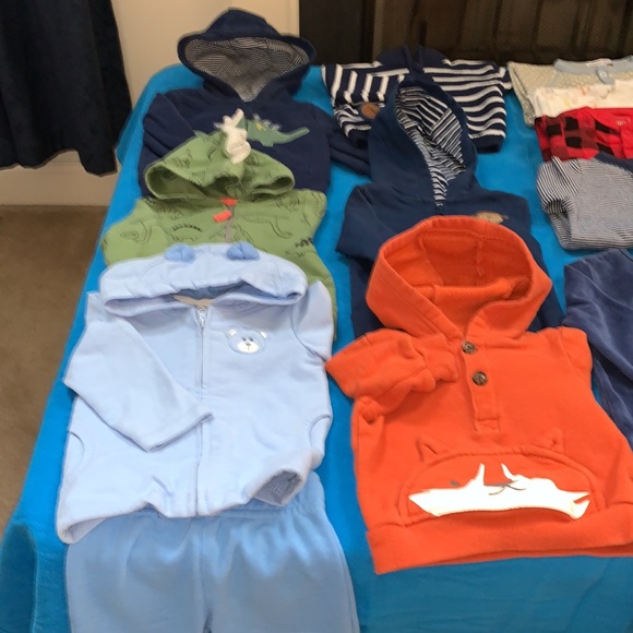 Boys Bundle 3-6M, #21 pc Set, Various Brands/Items, Gently Used, Great Condition - Picture 2 of 14